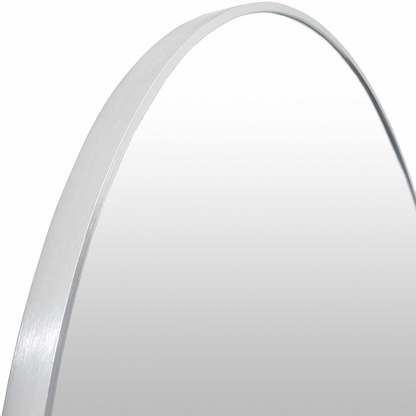 Pontalina Round Silver Gray Mirror - Ornate Home