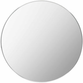 Pontalina Round Silver Gray Mirror - Ornate Home