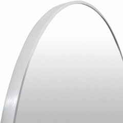 Pontalina Round Silver Gray Mirror - Ornate Home