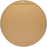 Pontalina Round Silver Gray Mirror - Ornate Home