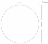 Pontalina Round Silver Gray Mirror - Ornate Home