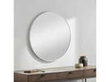 Pontalina Round White Mirror - Ornate Home