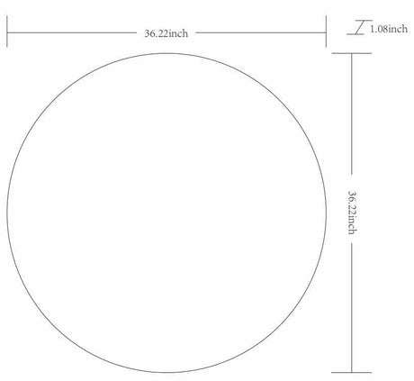 Pontalina Round White Mirror - Ornate Home