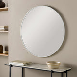 Pontalina Round White Mirror - Ornate Home