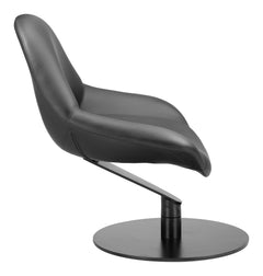 Poole Black Accent Chair - Ornate Home