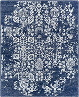 Poole Navy Wool Area Carpet - Ornate Home