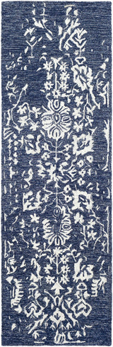 Poole Navy Wool Area Carpet - Ornate Home