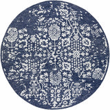 Poole Navy Wool Area Carpet - Ornate Home