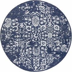 Poole Navy Wool Area Carpet - Ornate Home