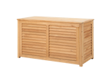 Poolside Teak Outdoor Storage Cushion Box - Ornate Home