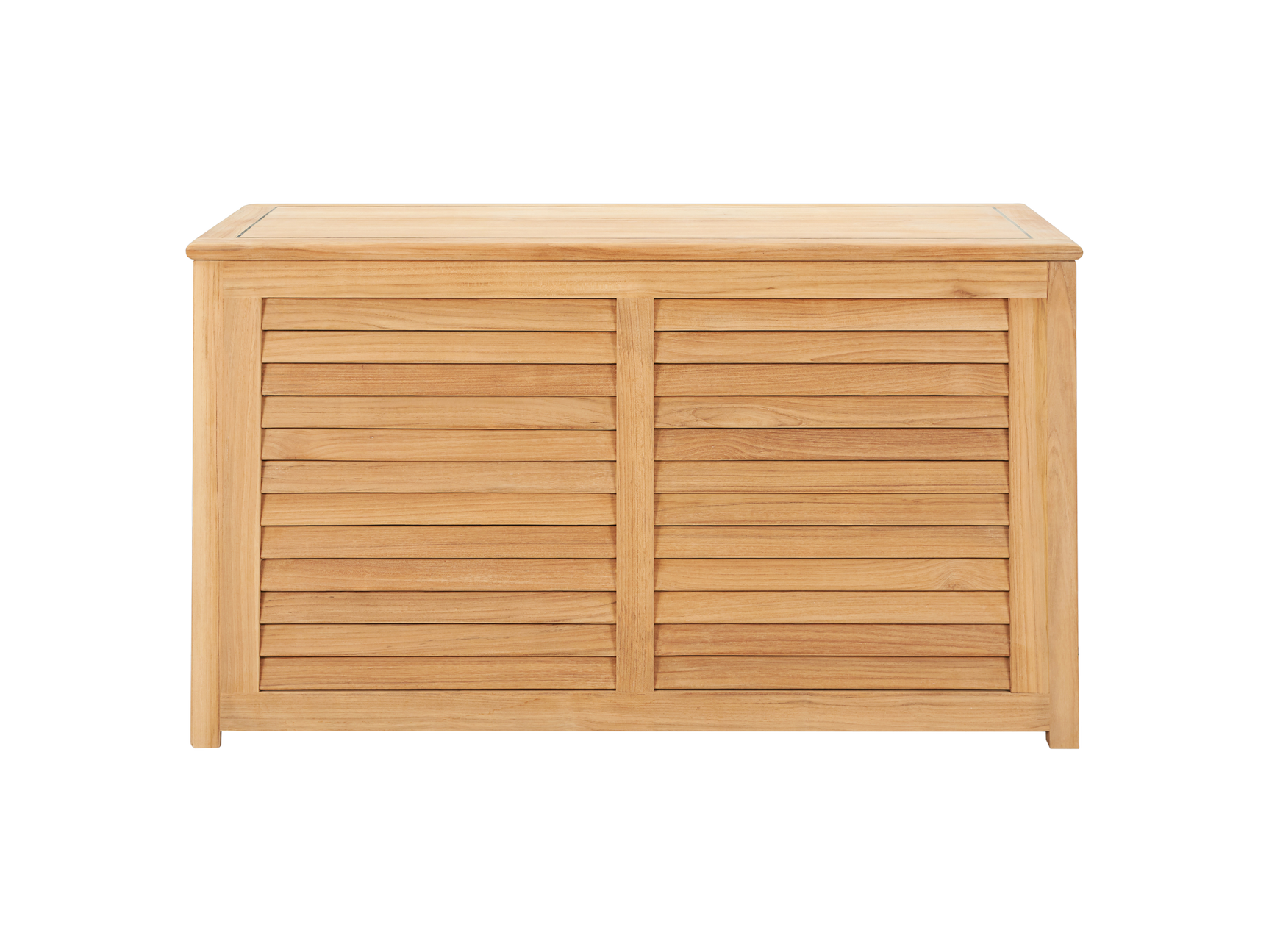 Poolside Teak Outdoor Storage Cushion Box - Ornate Home