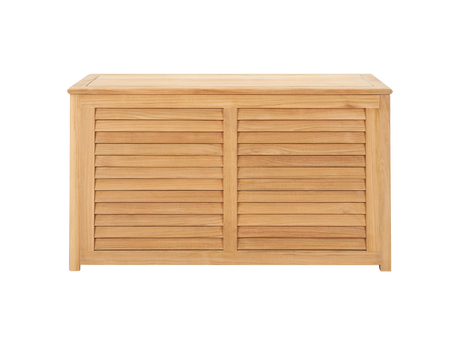 Poolside Teak Outdoor Storage Cushion Box - Ornate Home