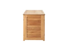 Poolside Teak Outdoor Storage Cushion Box - Ornate Home