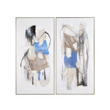 Pop Of Blue Blue/Black Canvas