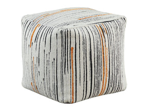 Poplar Multi-color Pouf - Ornate Home