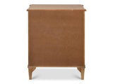 Poppin's Brown Three Drawer Chest - Ornate Home