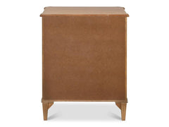 Poppin's Brown Three Drawer Chest - Ornate Home