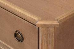 Poppin's Brown Three Drawer Chest - Ornate Home