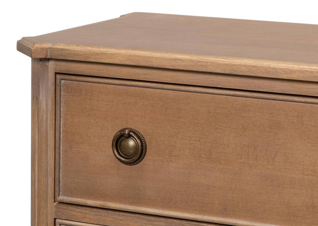 Poppin's Brown Three Drawer Chest - Ornate Home