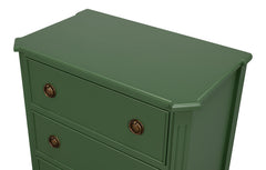 Poppin's Green 3 Drawer Chest - Ornate Home