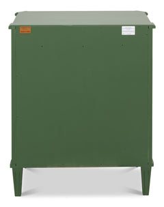 Poppin's Green 3 Drawer Chest - Ornate Home