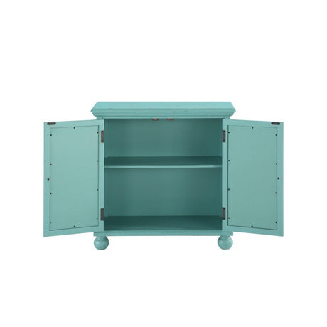 Poppy Antique Aqua Accent Chest - Ornate Home