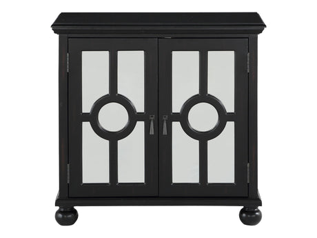 Poppy Antique Black Accent Chest - Ornate Home