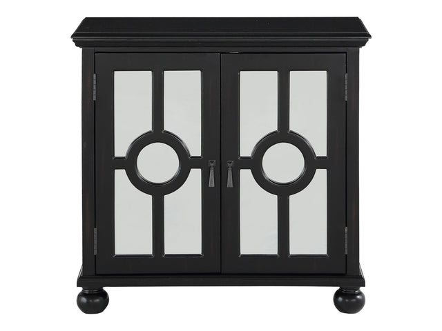 Poppy Antique Black Accent Chest - Ornate Home