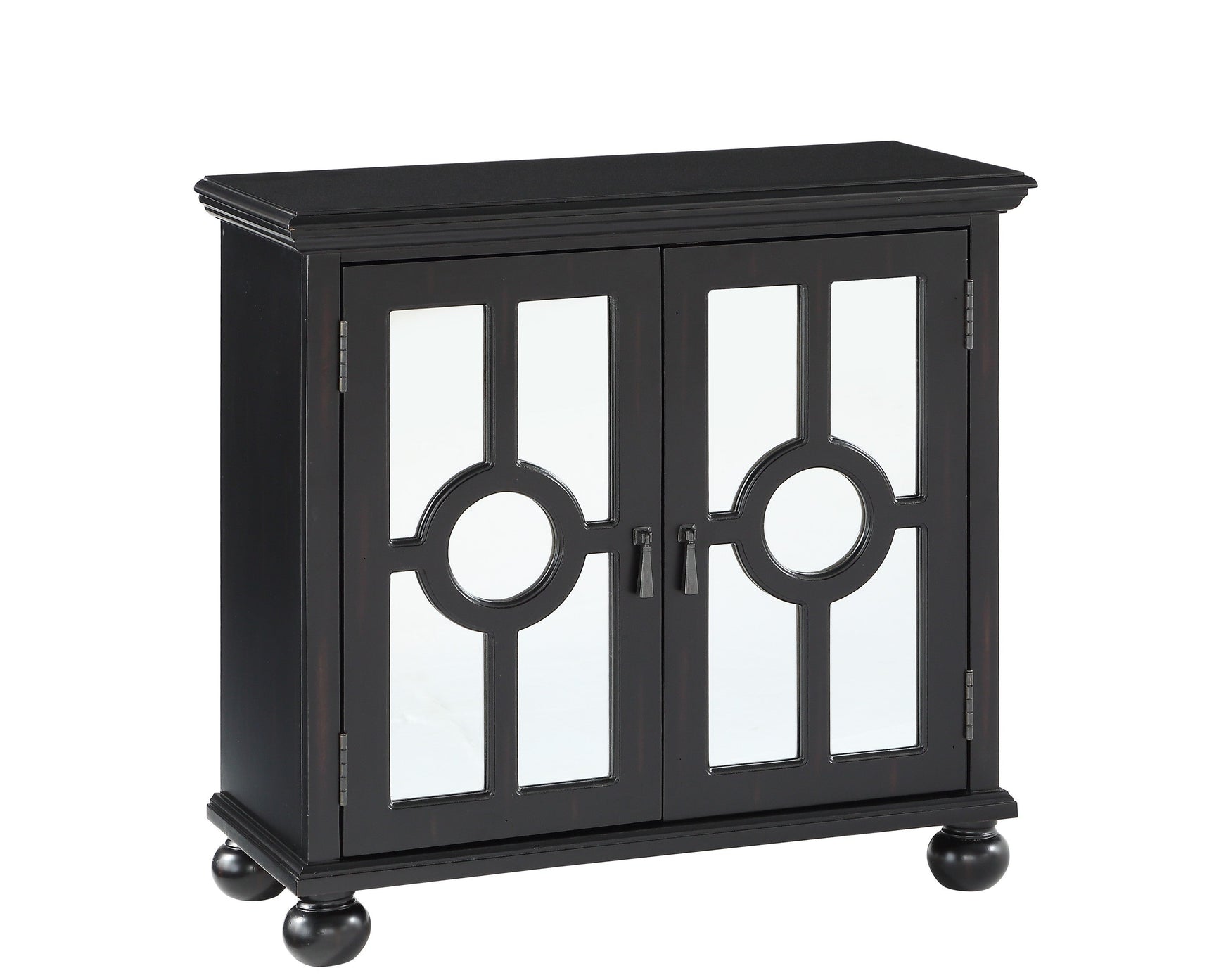Poppy Antique Black Accent Chest - Ornate Home