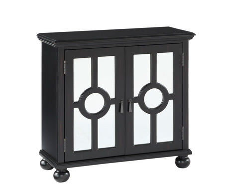 Poppy Antique Black Accent Chest - Ornate Home