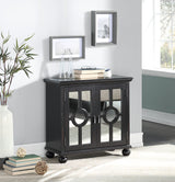Poppy Antique Black Accent Chest - Ornate Home