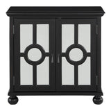 Poppy Antique Black Accent Chest - Ornate Home