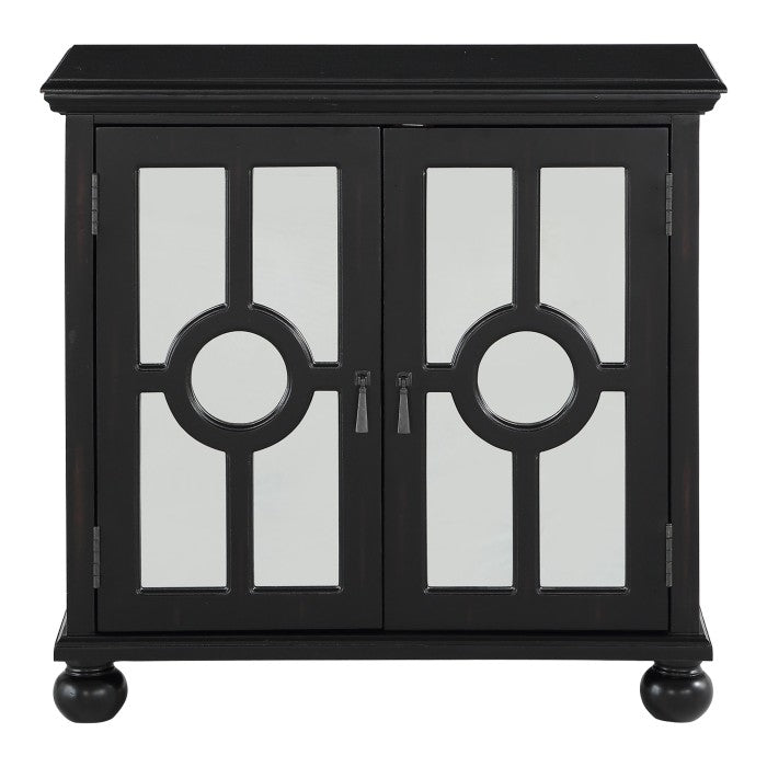 Poppy Antique Black Accent Chest - Ornate Home