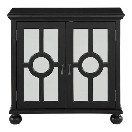 Poppy Antique Black Accent Chest - Ornate Home