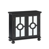 Poppy Antique Black Accent Chest - Ornate Home
