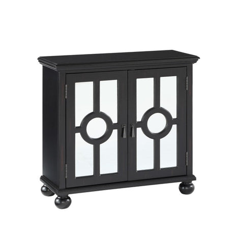 Poppy Antique Black Accent Chest - Ornate Home