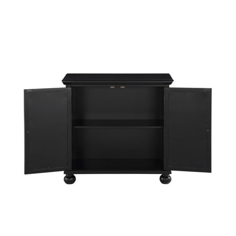 Poppy Antique Black Accent Chest - Ornate Home