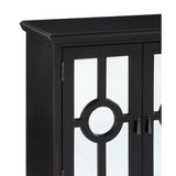 Poppy Antique Black Accent Chest - Ornate Home