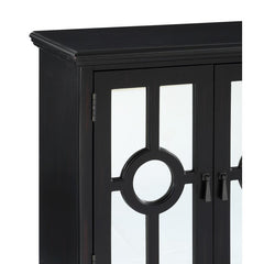 Poppy Antique Black Accent Chest - Ornate Home