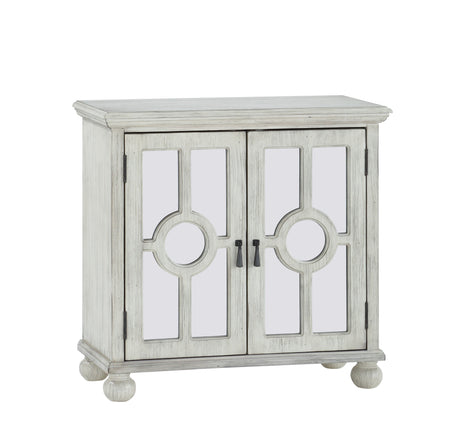 Poppy Antique White Accent Chest - Ornate Home