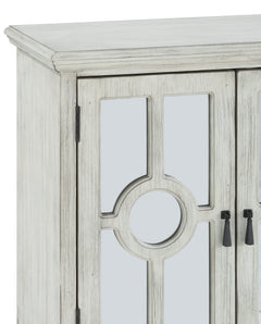 Poppy Antique White Accent Chest - Ornate Home