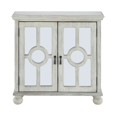 Poppy Antique White Accent Chest - Ornate Home