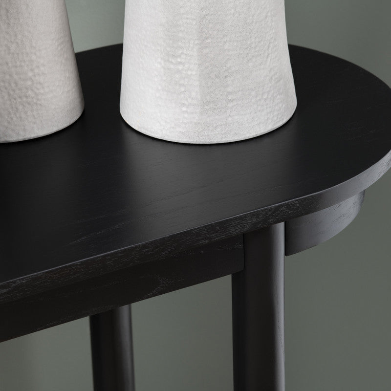Port Royal Black/Tan Console Table - Ornate Home