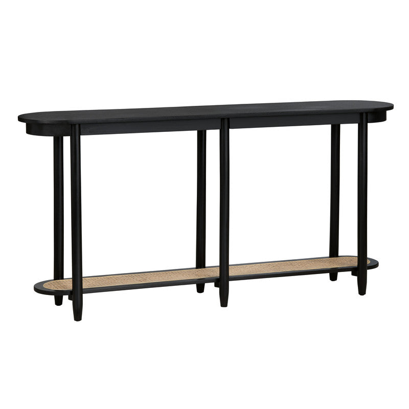 Port Royal Black/Tan Console Table - Ornate Home