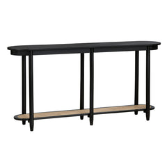 Port Royal Black/Tan Console Table - Ornate Home