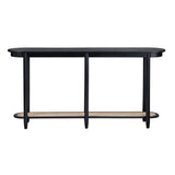 Port Royal Black/Tan Console Table - Ornate Home