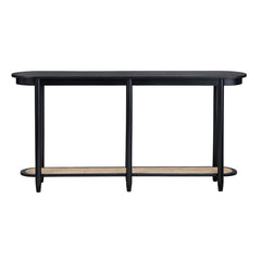 Port Royal Black/Tan Console Table - Ornate Home