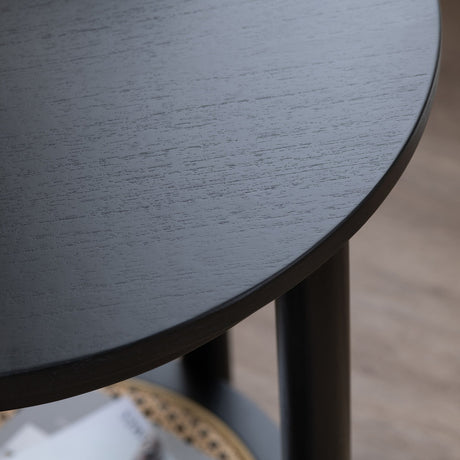 Port Royal Black/Tan End Table - Ornate Home