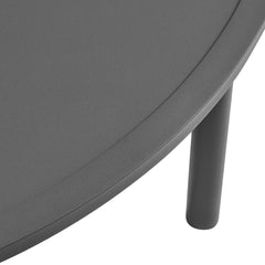 Porta Charcoal 2 Piece Nesting Outdoor Patio Aluminum Coffee Table Set - Ornate Home