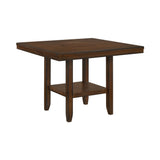 Portage Brown 5-Piece Counter Height Dining Set